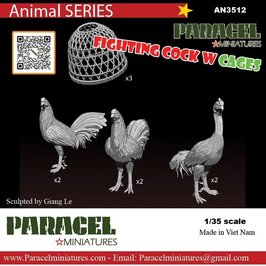 Paracel Miniatures : April releases in 1/35 scale
