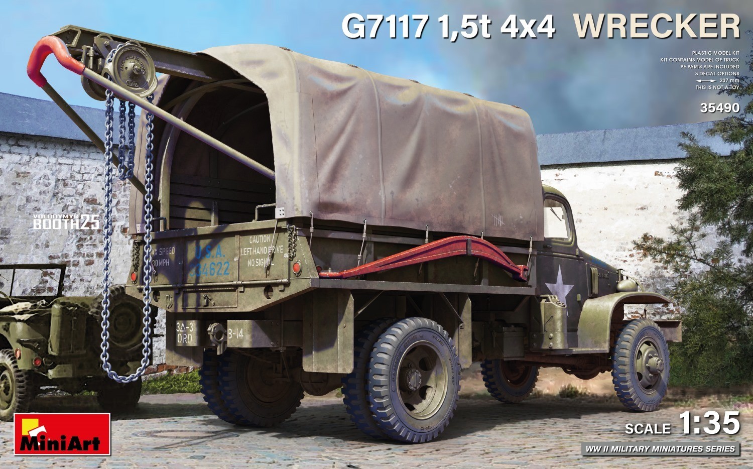 MiniArt 35490 G7117 1,5T 4×4 WRECKER