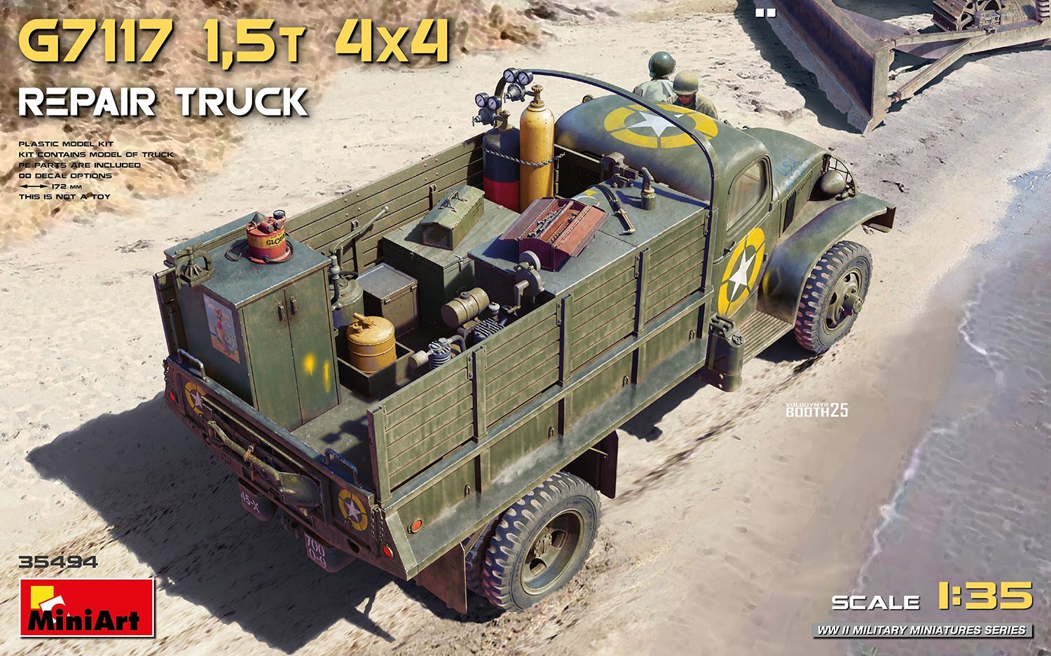 MiniArt 35494 G7117 1.5t 4x4 REPAIR TRUCK