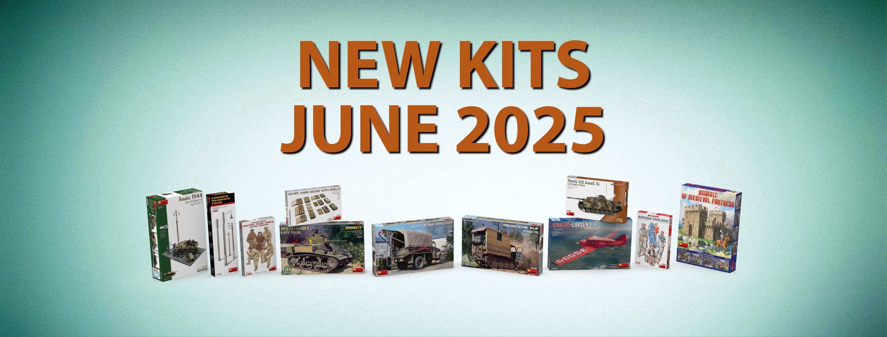 New MiniArt Kits Available ✅ June 2025