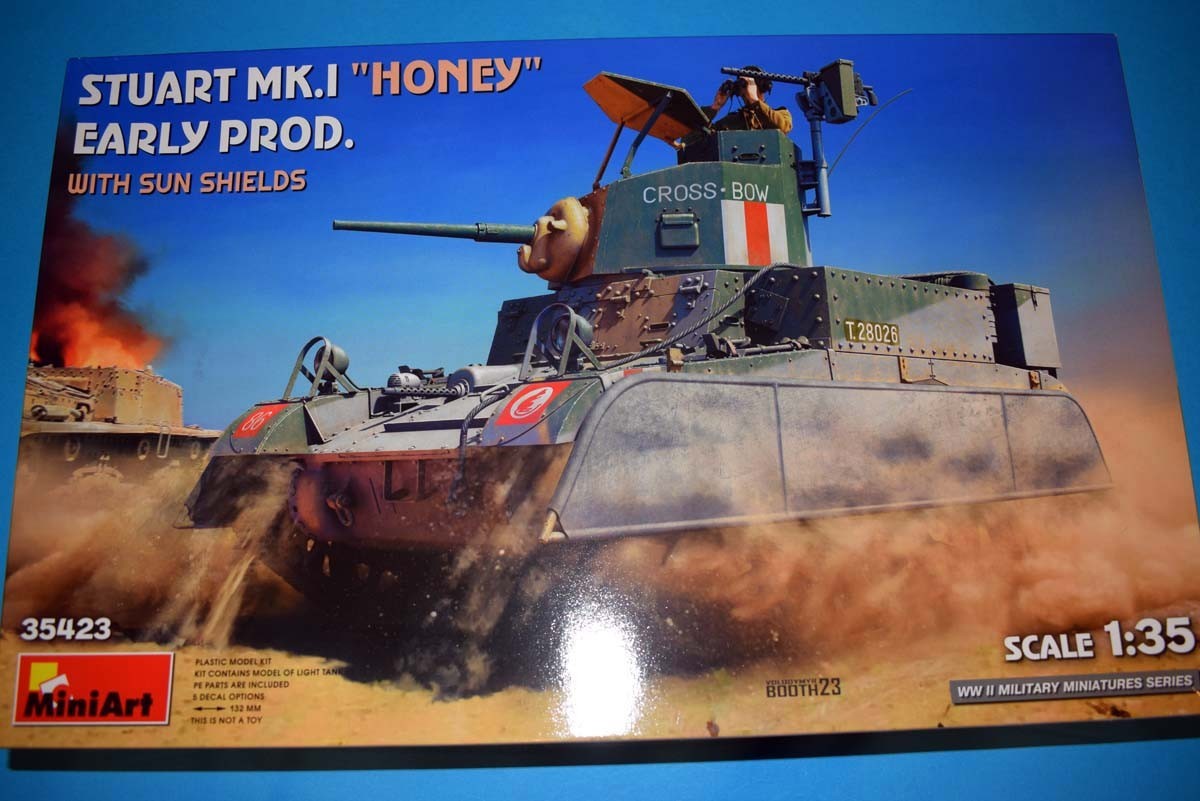 Stuart Mk1 “Honey” Early Production with Sunshields (Sand Shields)