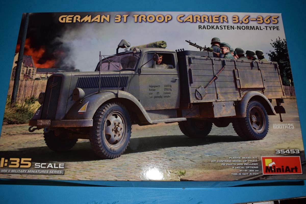 German 3T Troop Carrier 3.6-36S Radkasten- Normal-Type