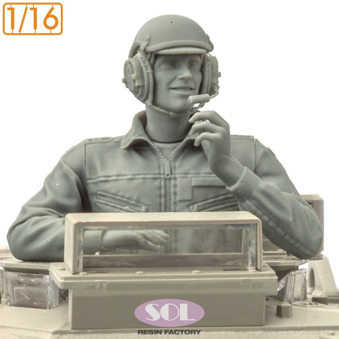 Bundeswehr Crew for 1/16 Scale Leopard 2A7