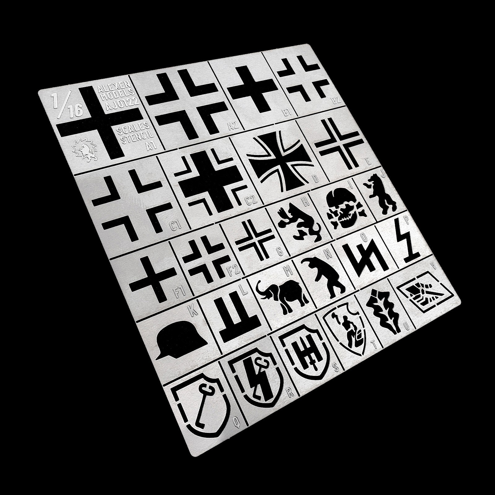 Alexen: 1/16 Airbrush Stencils