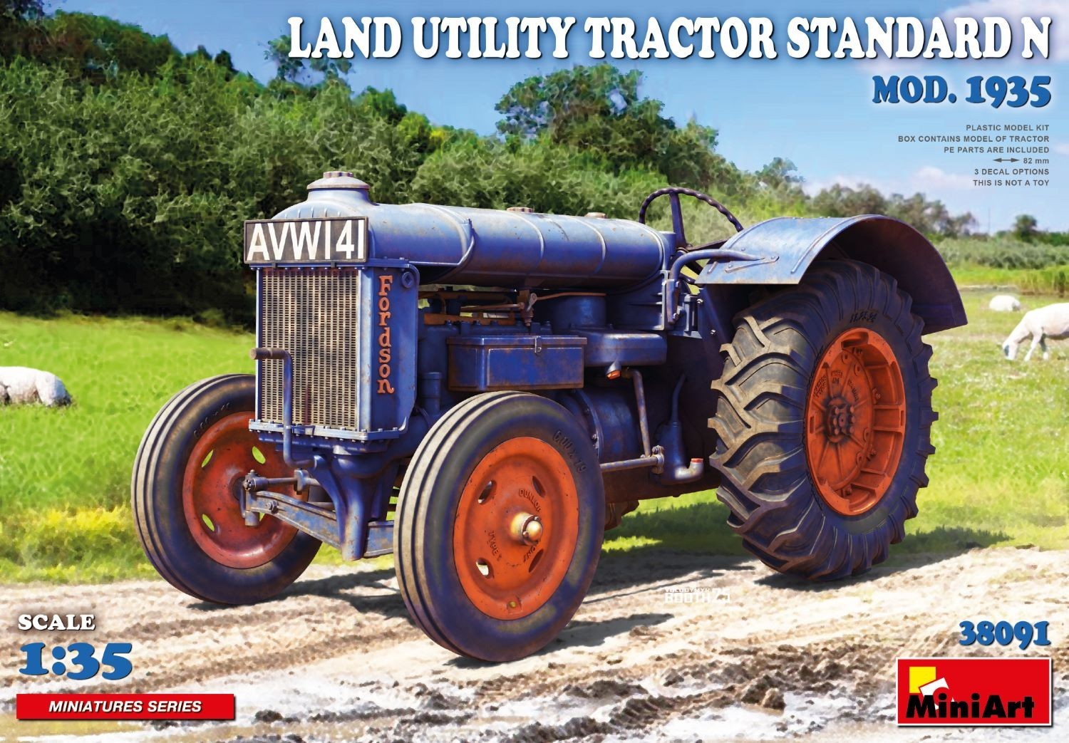 MiniArt 38091 LAND UTILITY TRACTOR STANDARD N MOD. 1935