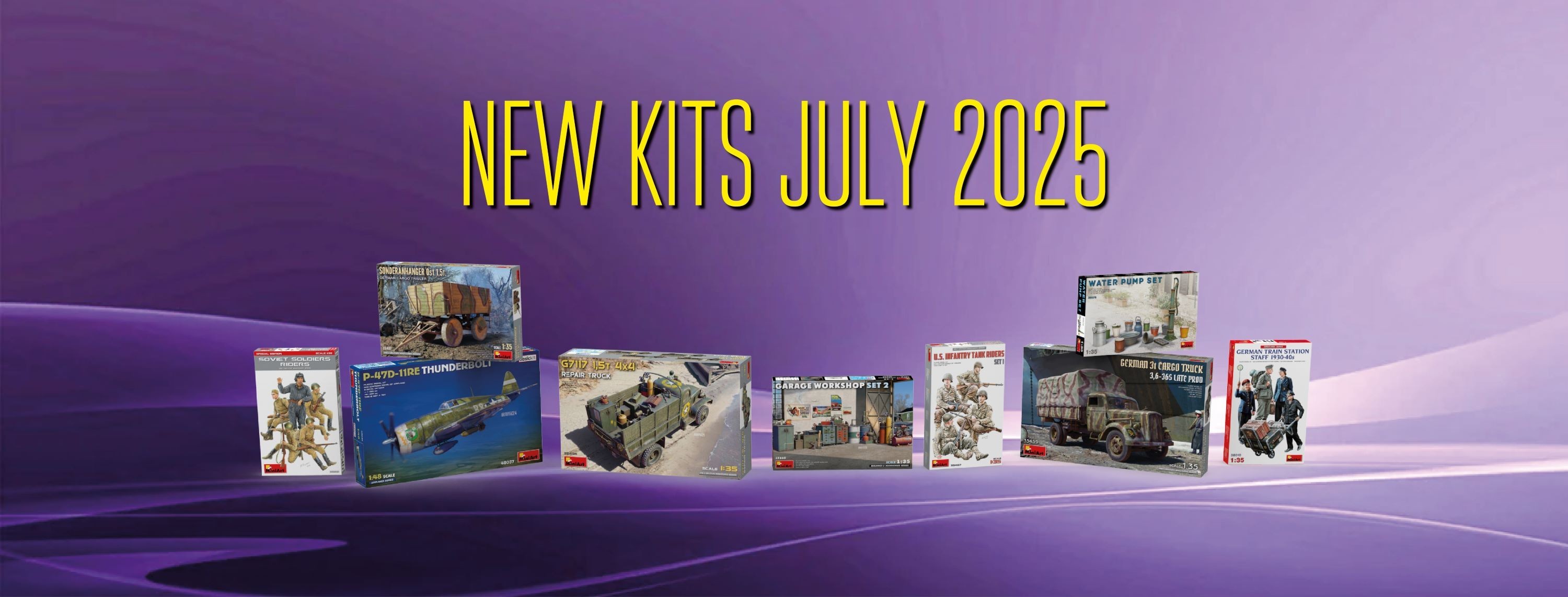 New #MiniArt Kits Available ✅ July 2025