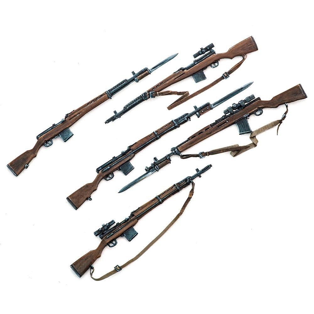 Red Army Rifles & Russian Camo Netting
