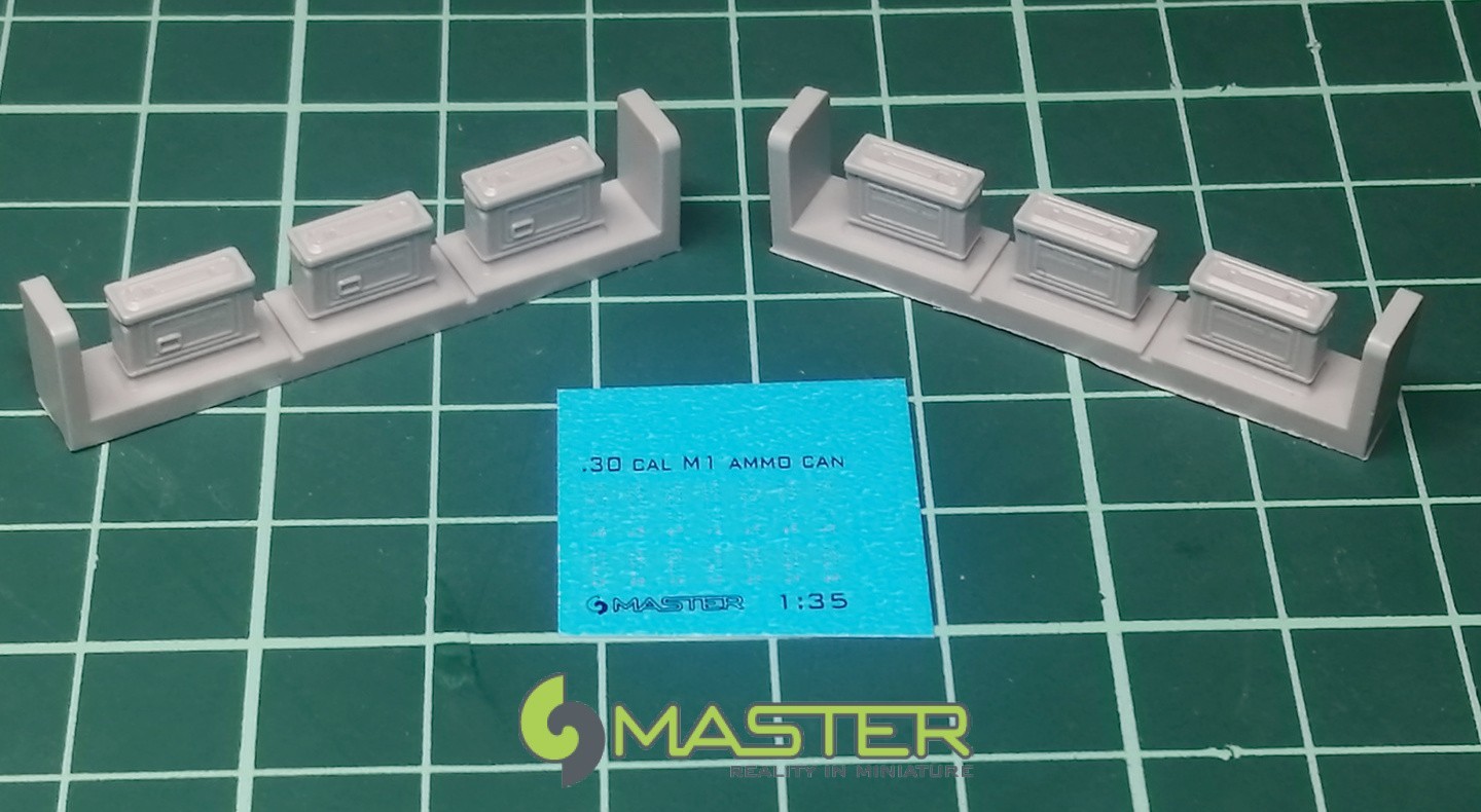 Master Closed M1 ammunition cans for Browning M1919