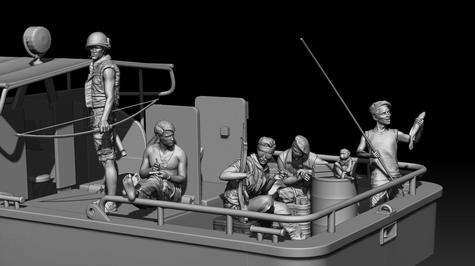 Paracel Miniatures : Vietnam War PBR Boat Crew