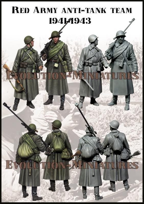 Soviet Anti-Tank Team & German Panzergrenadiers from Evolution
