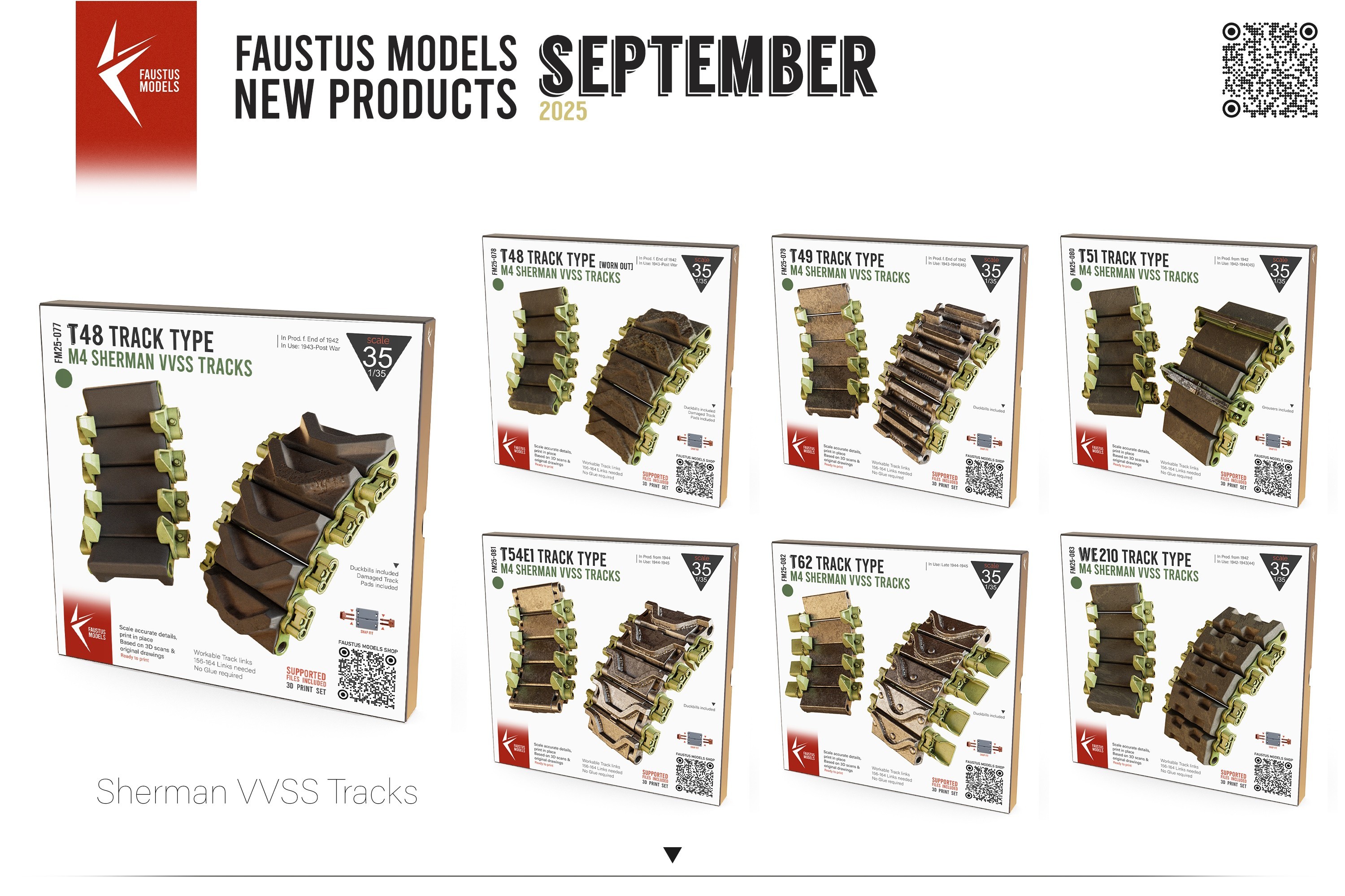 Faustus Models 3D printable and ready to print product news August 2025