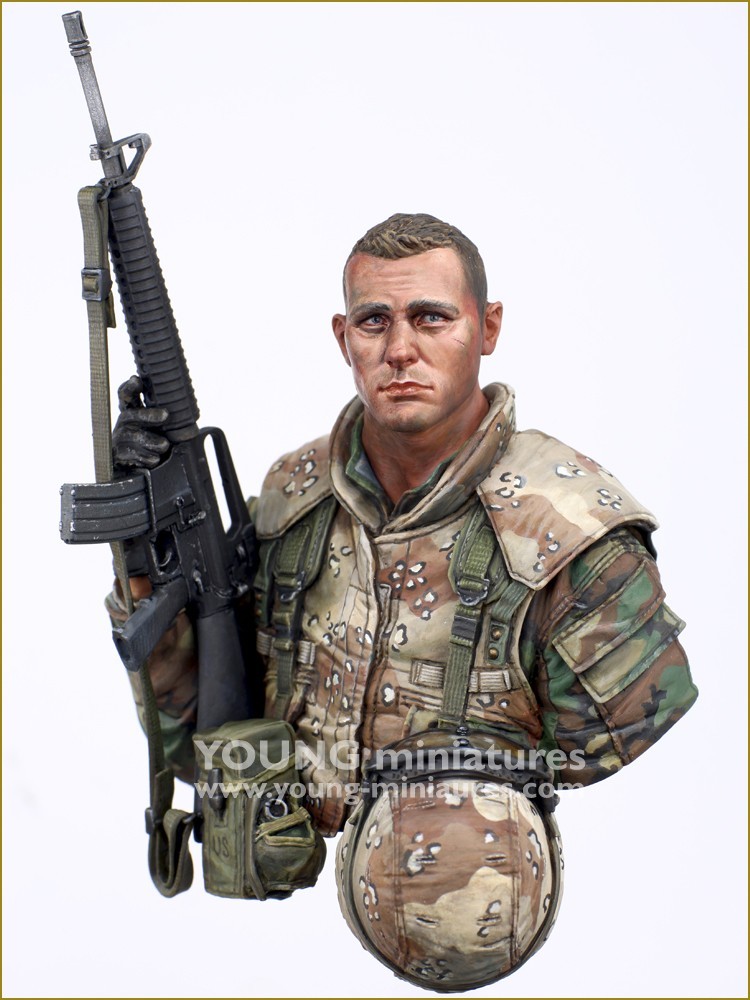 US 1st Marine Division Bust from Young