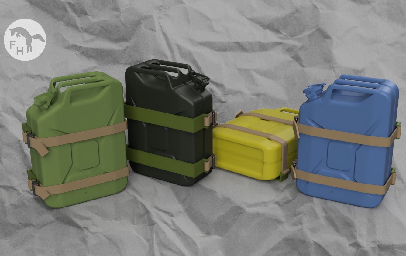 FoxHopp Models: Jerrycans and Water Containers