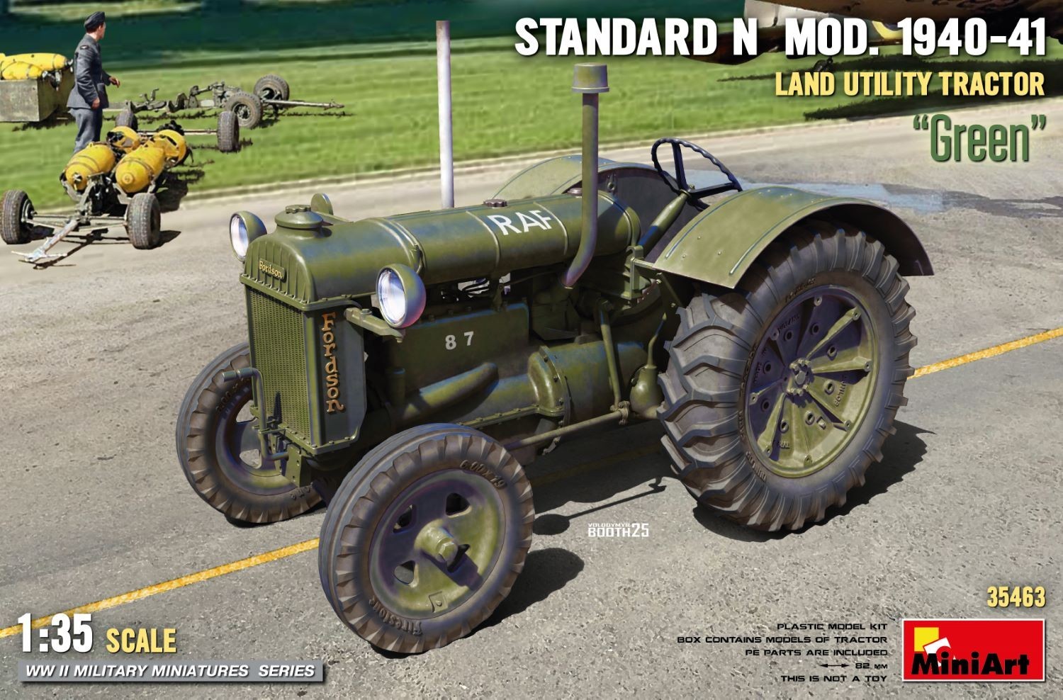 MiniArt LAND UTILITY TRACTOR STANDARD N “Green” Mod. 1940-41