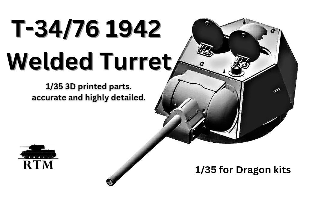 Resin Tech Models: T-34/76 1942 Welded Turret