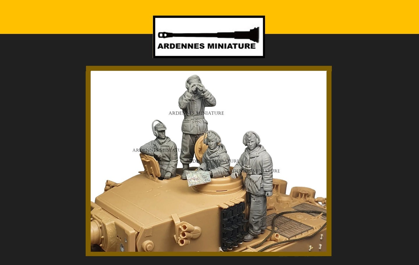 Ardennes Miniature: German Tank Crew