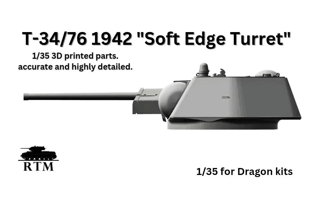 Resin Tech: KV Wheels and T-34 Soft EdgeTurret