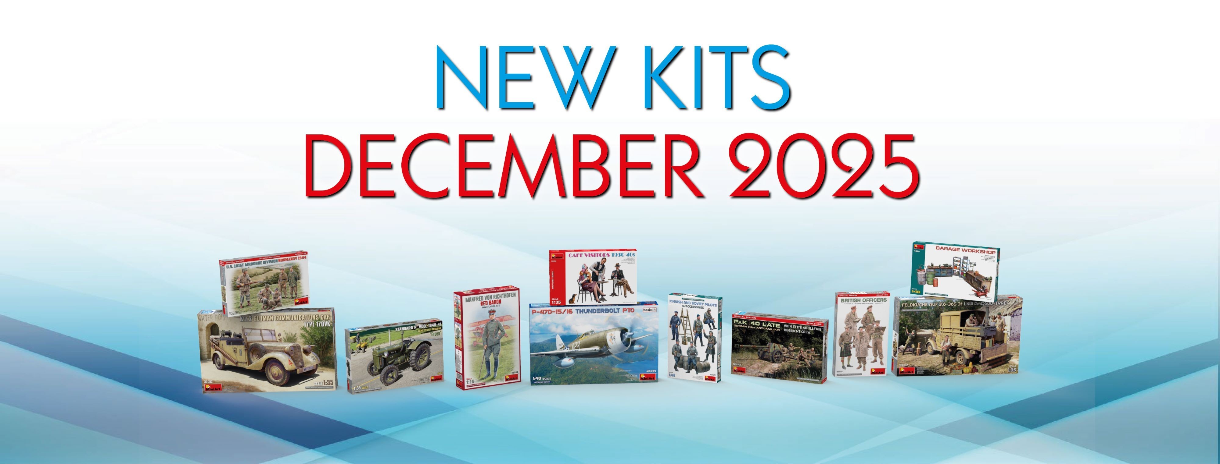 New MiniArt Kits Available ✅ December 2025