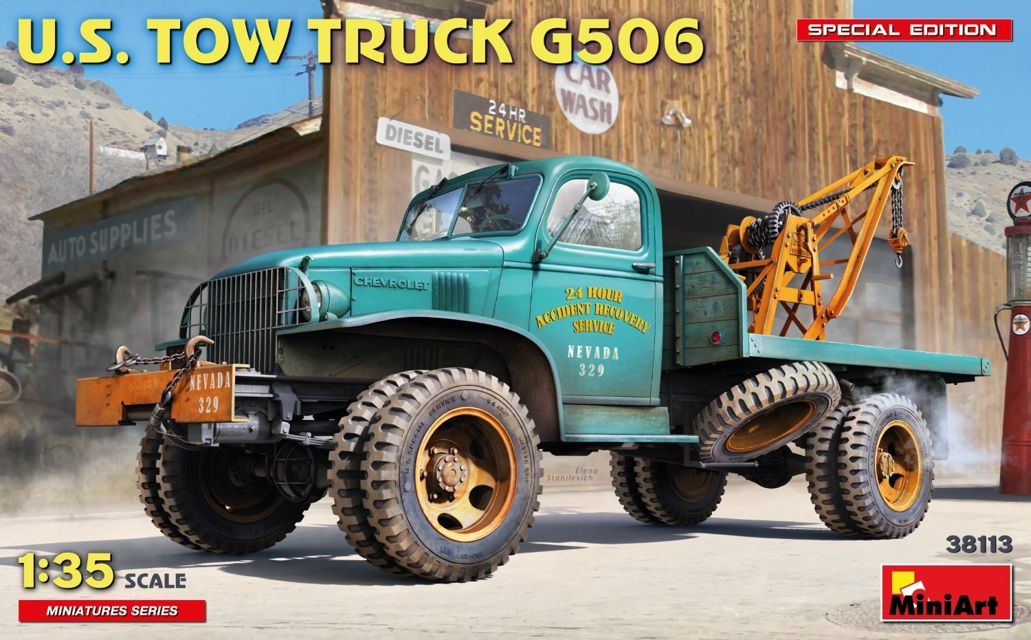 38113 U.S. TOW TRUCK G506. SPECIAL EDITION