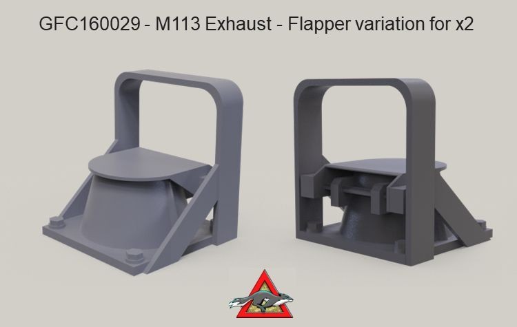 Grey Fox Concepts: M113 Exhaust – Flapper variation