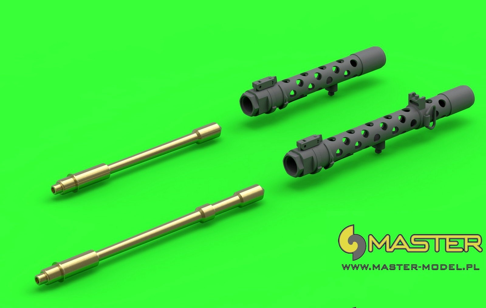 Master: MG Barrels and Antenna for 1/16 Panzer I