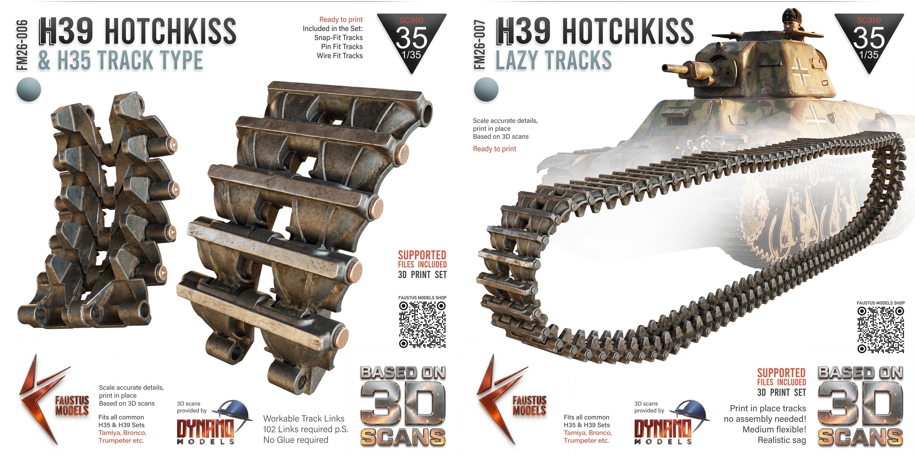Hotchkiss H35/H39 Tracks & Lazy Tracks