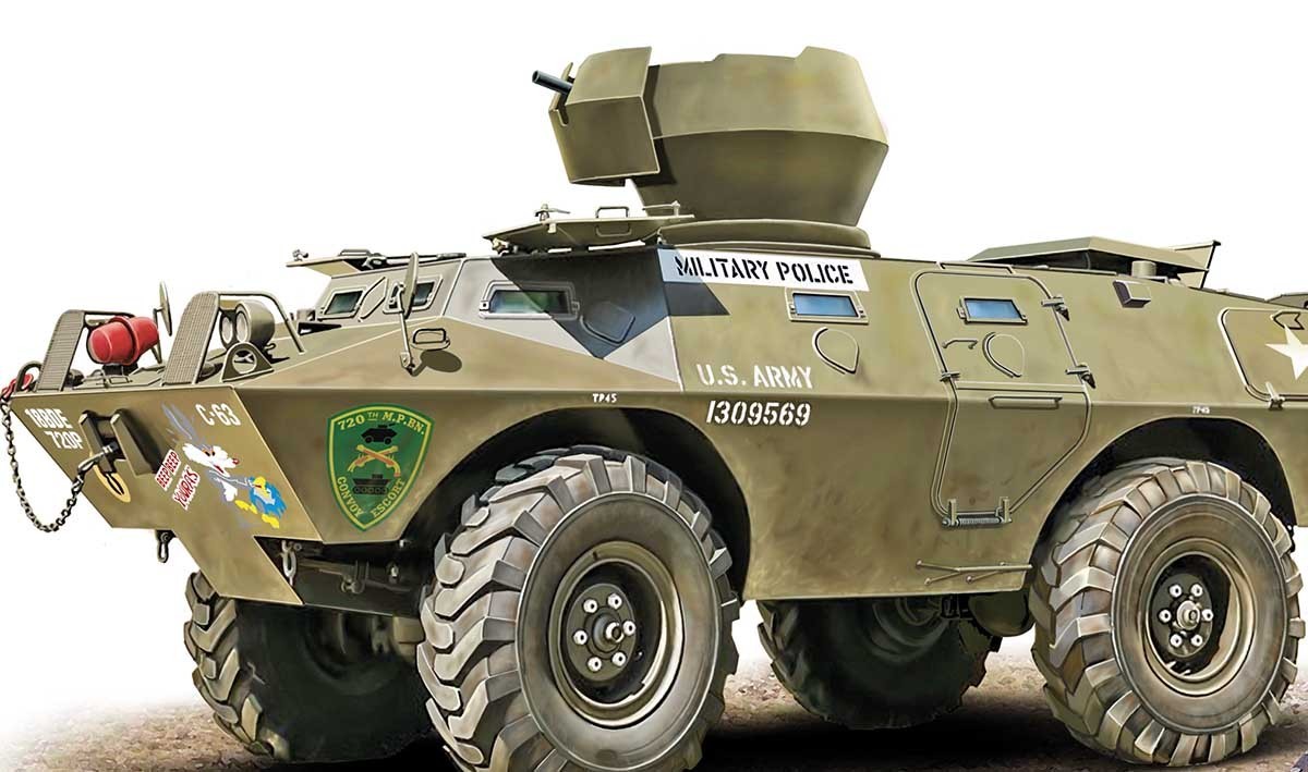 Ace Model: V-100 with XM-174 Automatic Grenade Launcher