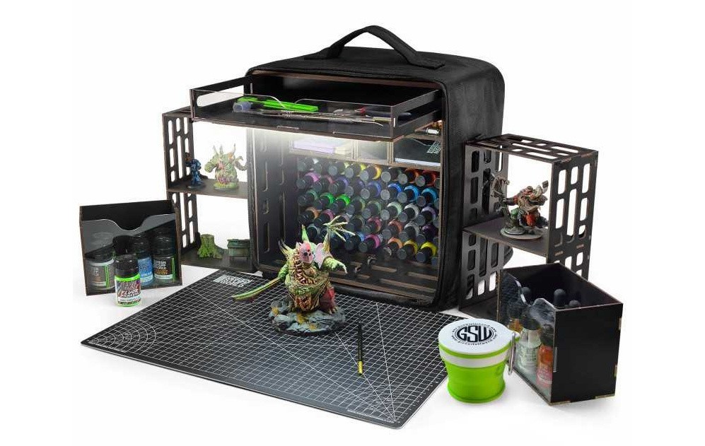Greenstuffworld: Miniature Portable Paint Station