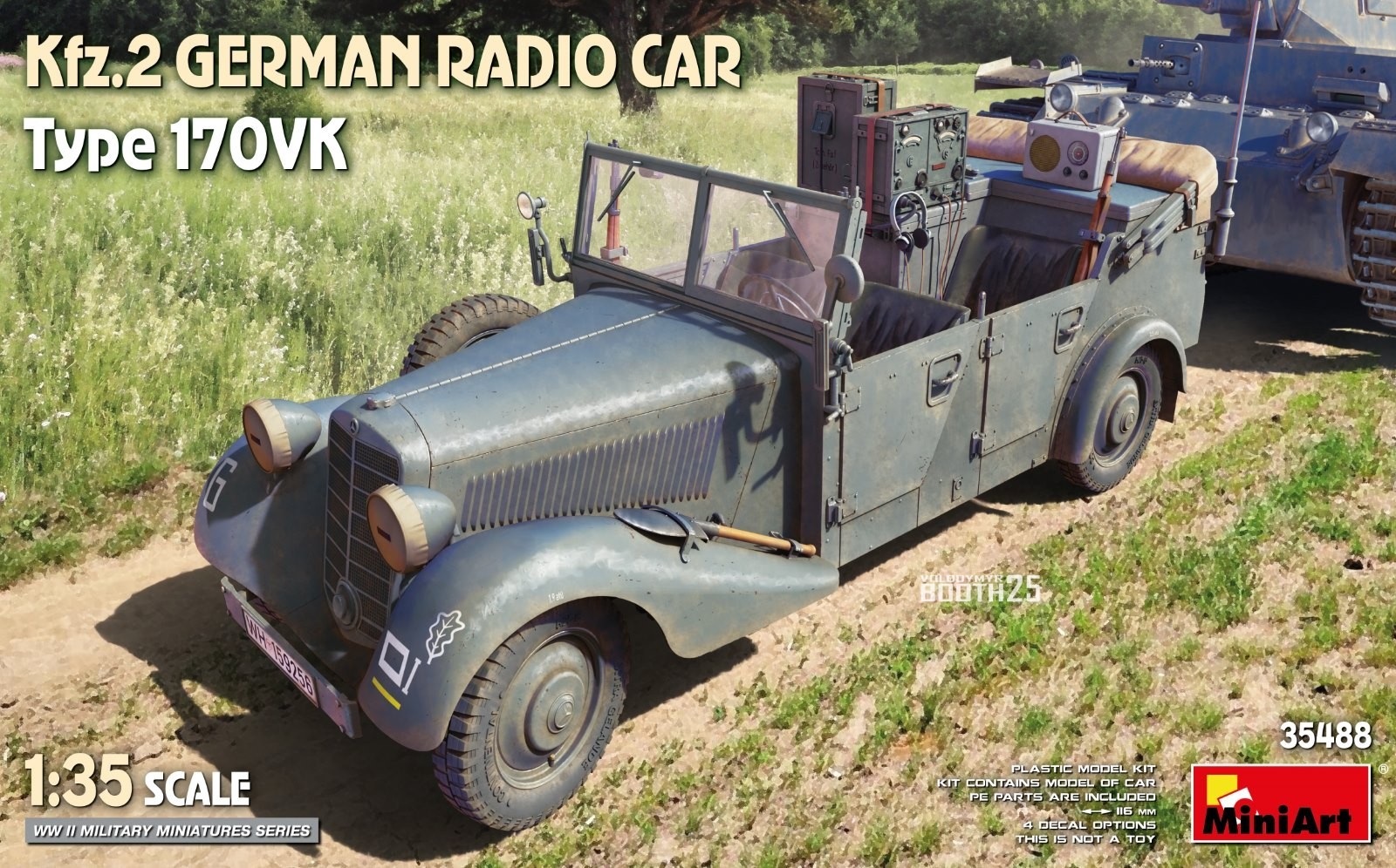 MiniArt Kfz.2 GERMAN RADIO CAR TYPE 170VK