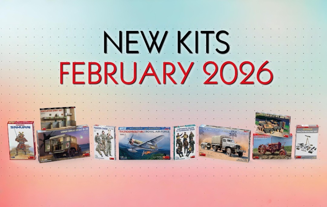 New MiniArt Kits Available ✅ February 2026