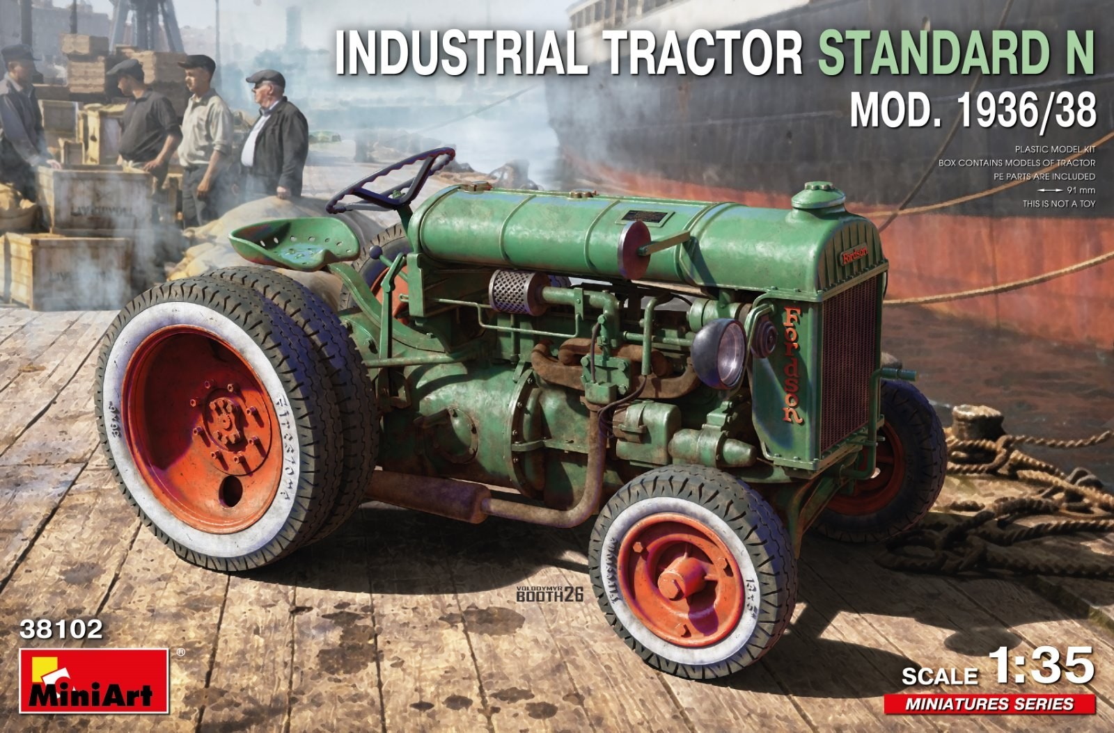MiniArt INDUSTRIAL TRACTOR STANDARD N MOD. 1936/38
