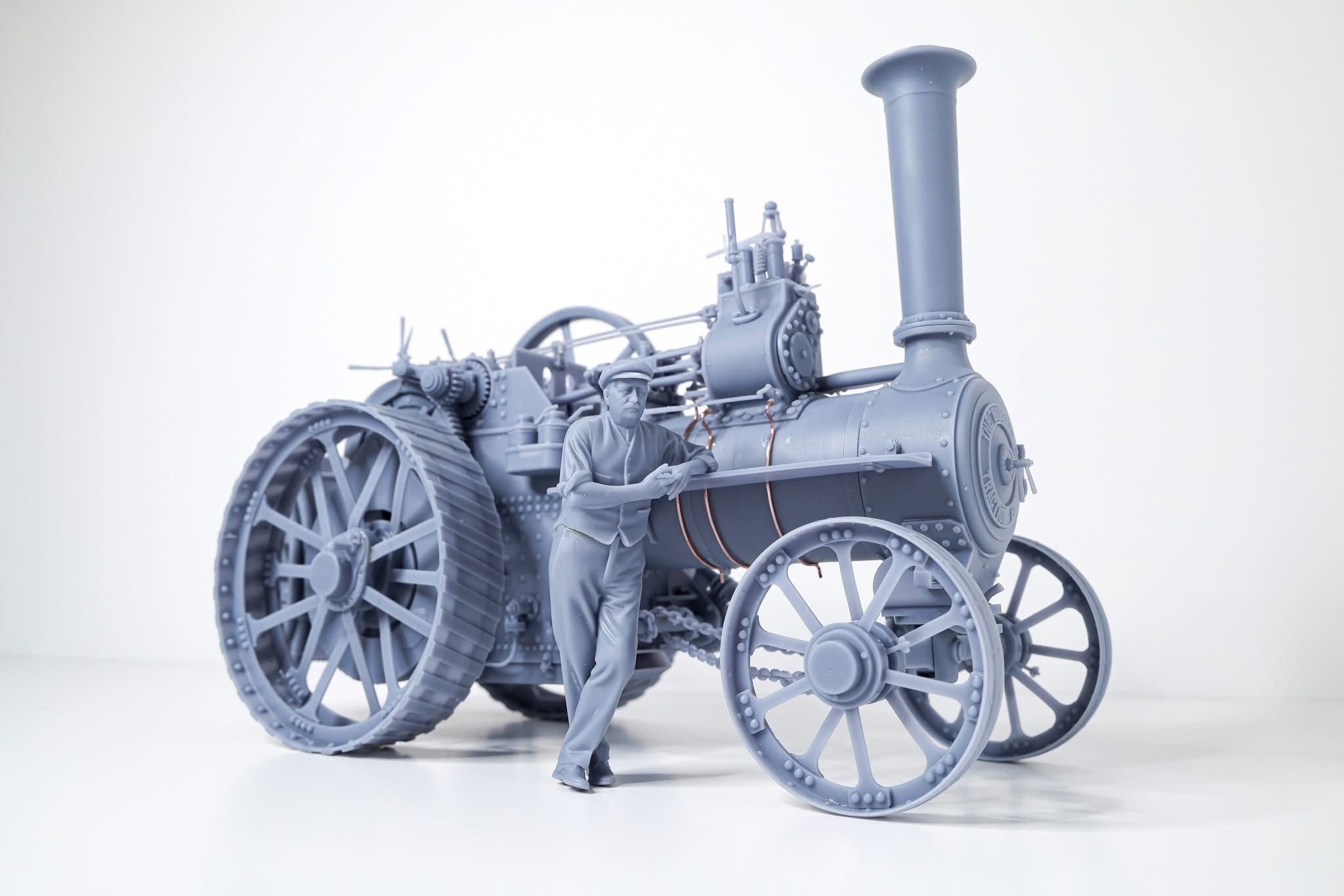 Steam Tractor in 1/16 from ScaleX