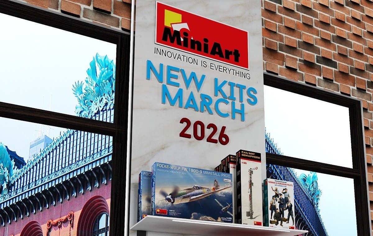 New MiniArt Kits Available March 2026