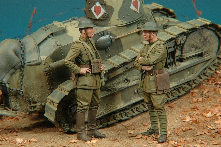WWI US Infantry Officers from The Model Cellar