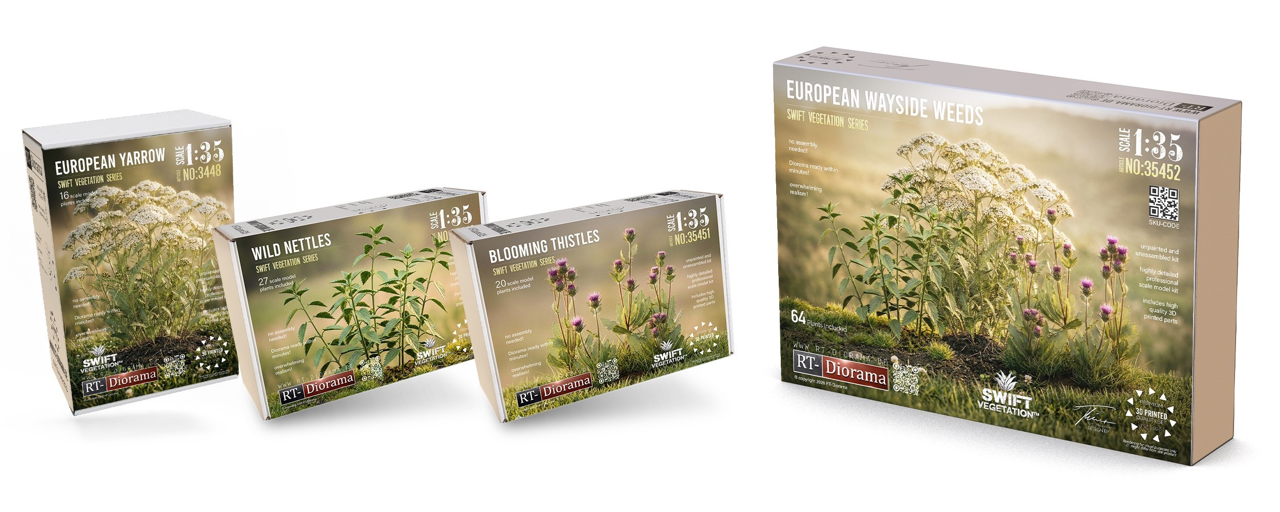 🌿 Swift Vegetation “European Wayside Weeds” RT-Diorama 1:35 ✅
