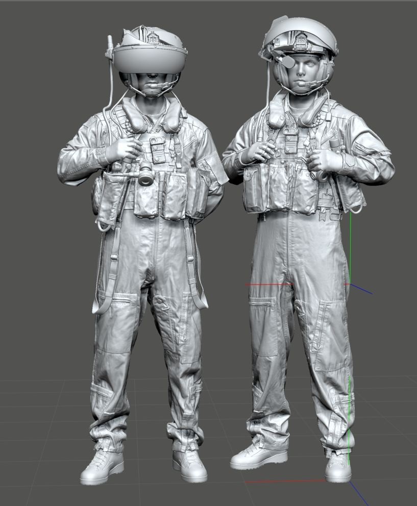 USMC UH-1Y Pilots & Door Gunners