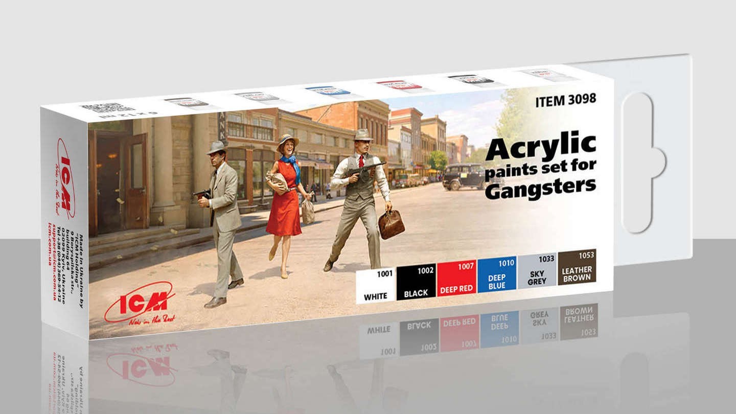SOON ON SALE! Acrylic paint set for Gangsters