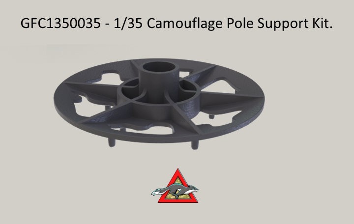Grey Fox Concept: 1/35 Camouflage Pole Support Kit