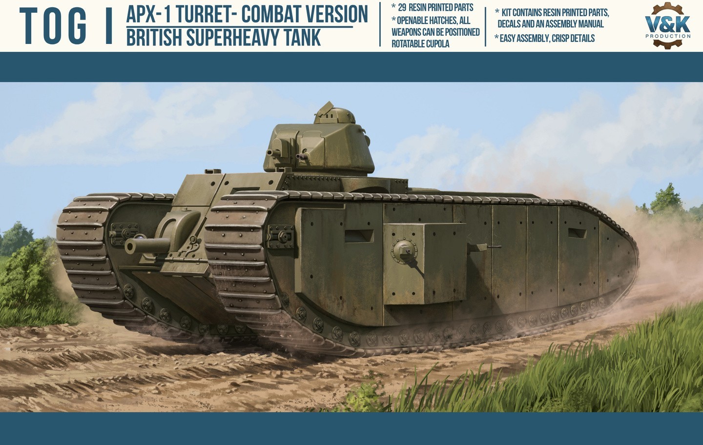 V&K Production: TOG I A12 and APX-1 Turret Released