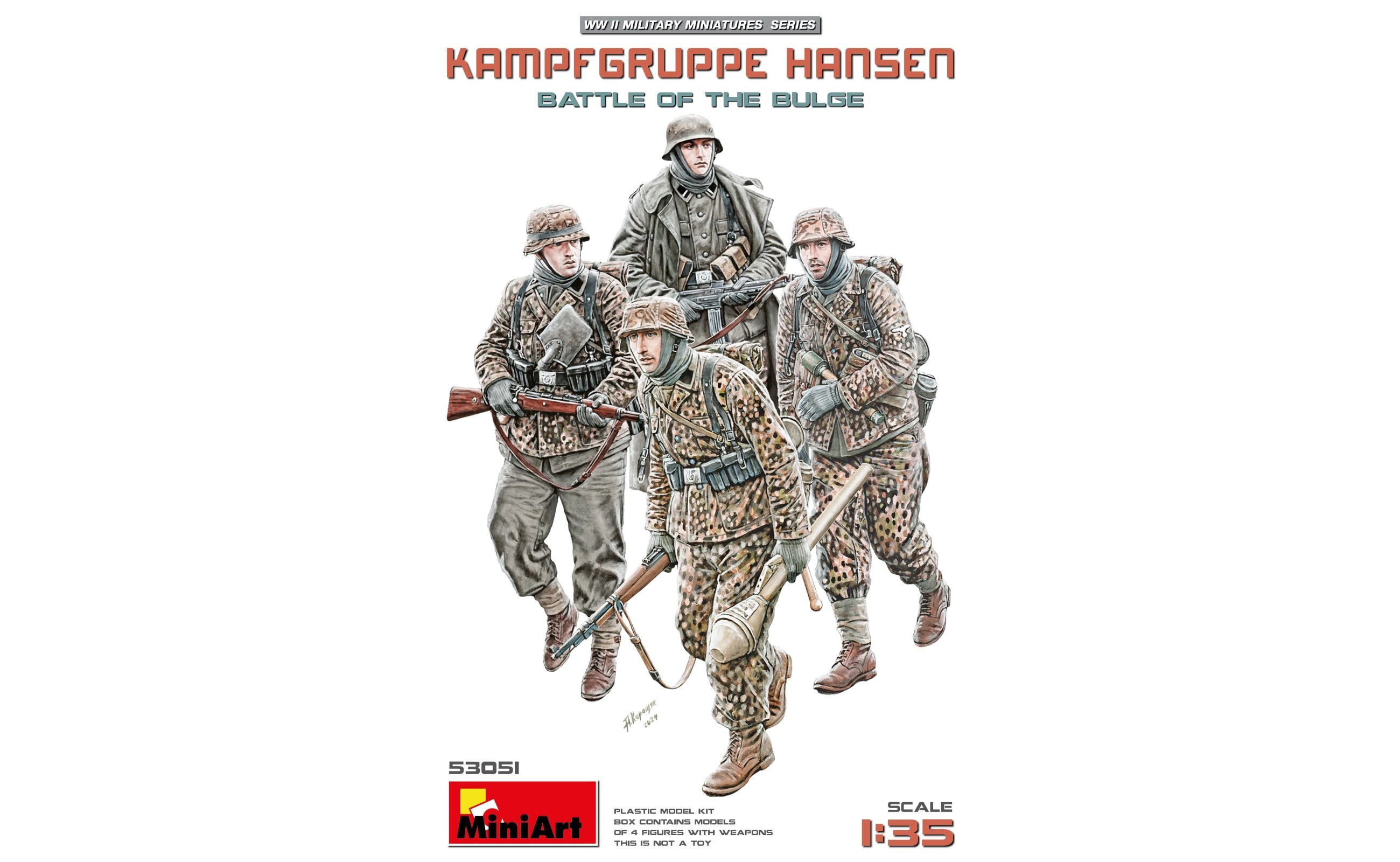 53051 KAMPFGRUPPE HANSEN. BATTLE OF THE BULGE