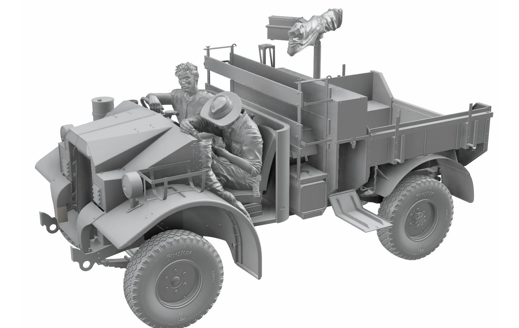 LZ Models: LRDG Figures and Vehicle Upgrades
