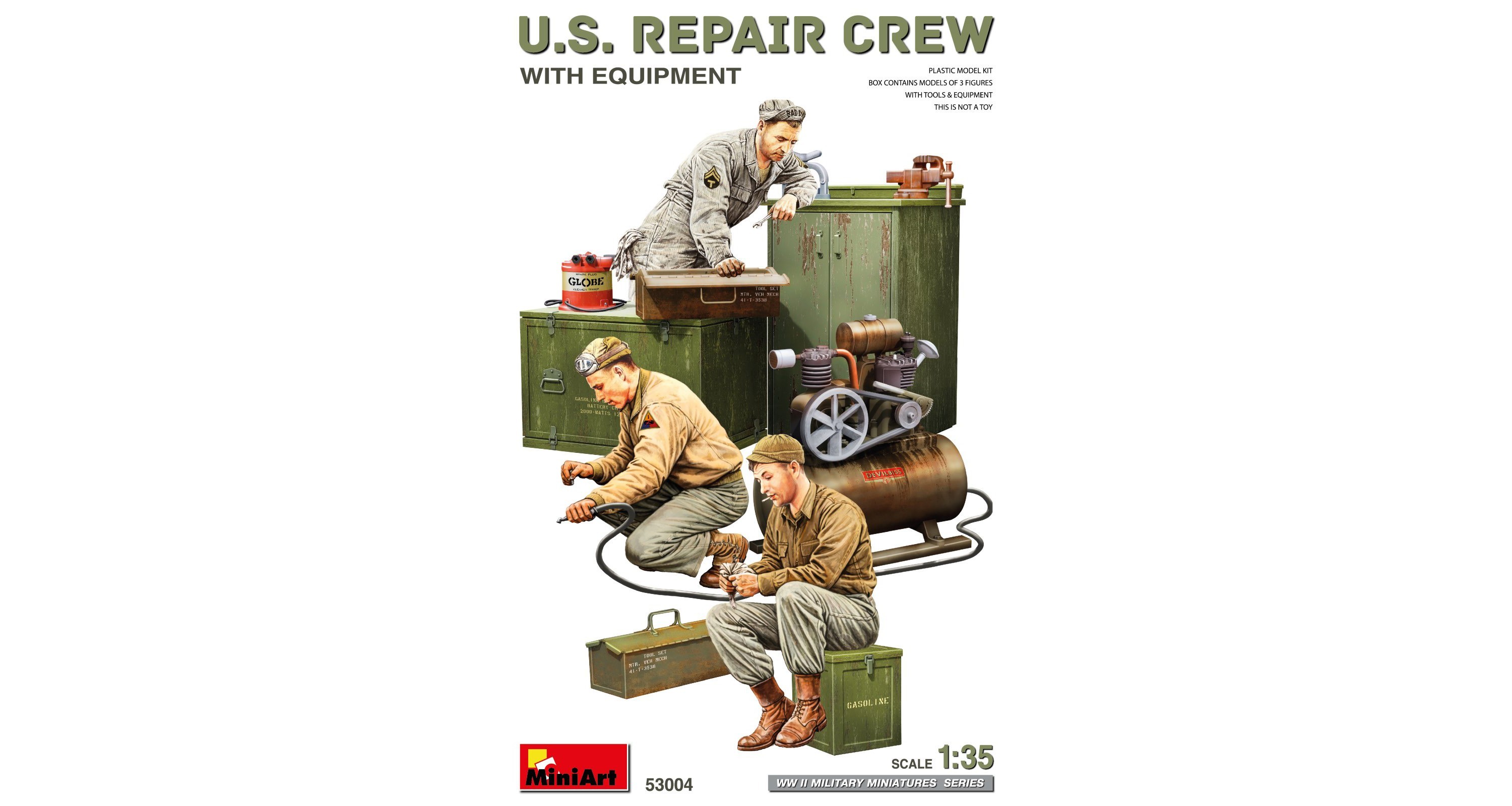53004 U.S. REPAIR CREW W/EQUIPMENT
