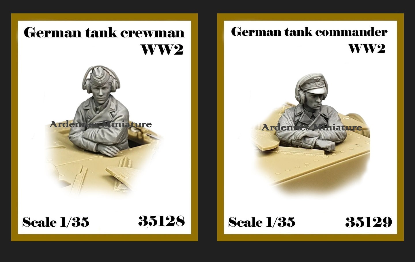 Ardennes Miniature: German & Soviet WWII Figures
