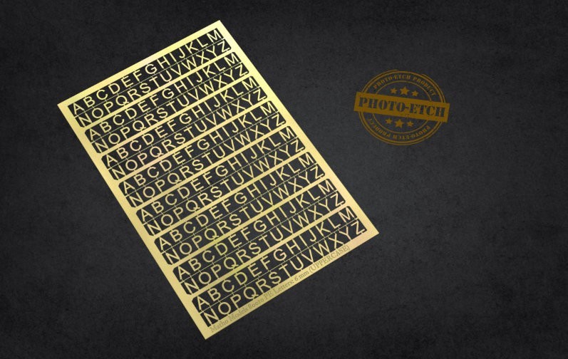 Matho Models: Letters, Decals and Photoetch strips