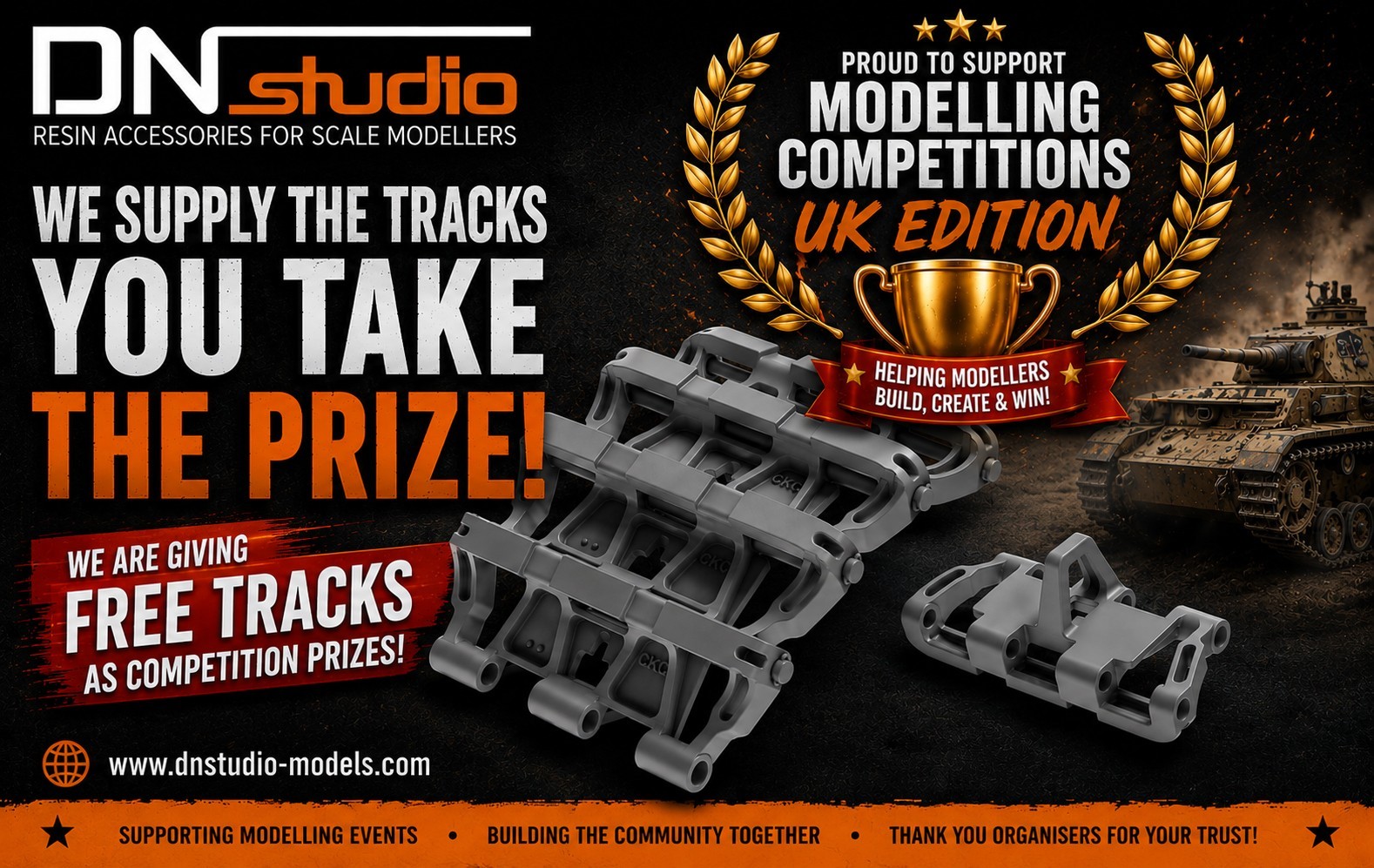 DN Studio is giving 3d resin printed workable tracks for free! 1st edition.