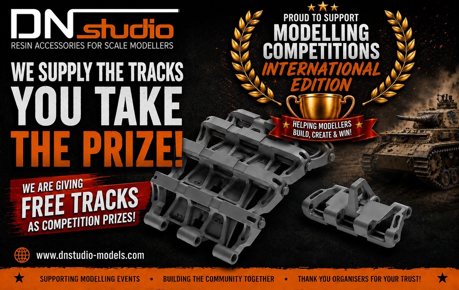DN Studio is giving 3d resin printed workable tracks for free! 2nd edition.