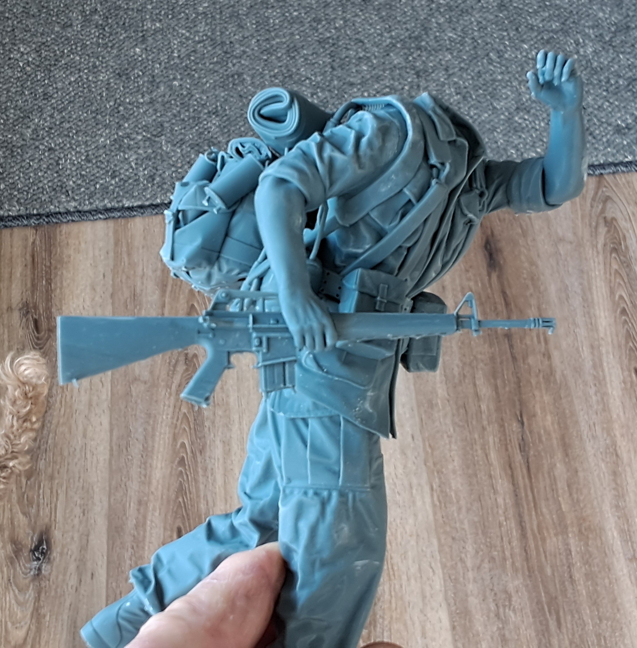 Review, Blacksnake-model.com Big Red 1 Vietnam figures, 1/9 scale.
