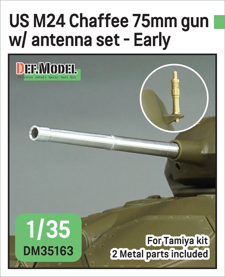 Chaffee 75mm Gun & Antenna from DEF