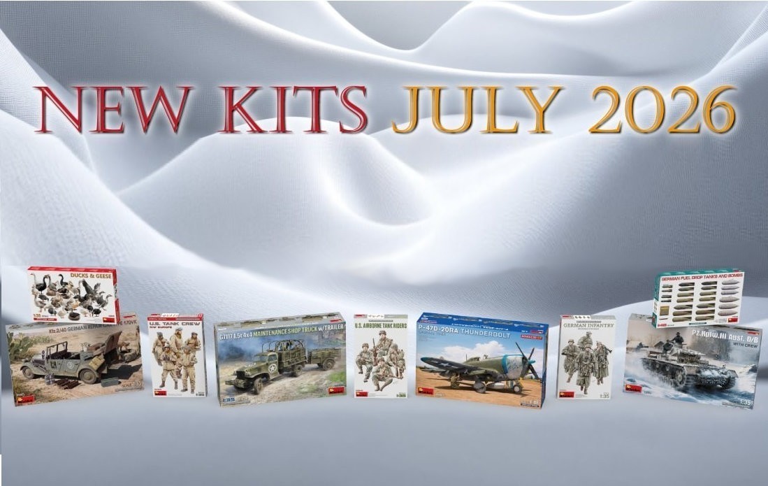 New MiniArt Kits Available  July 2026