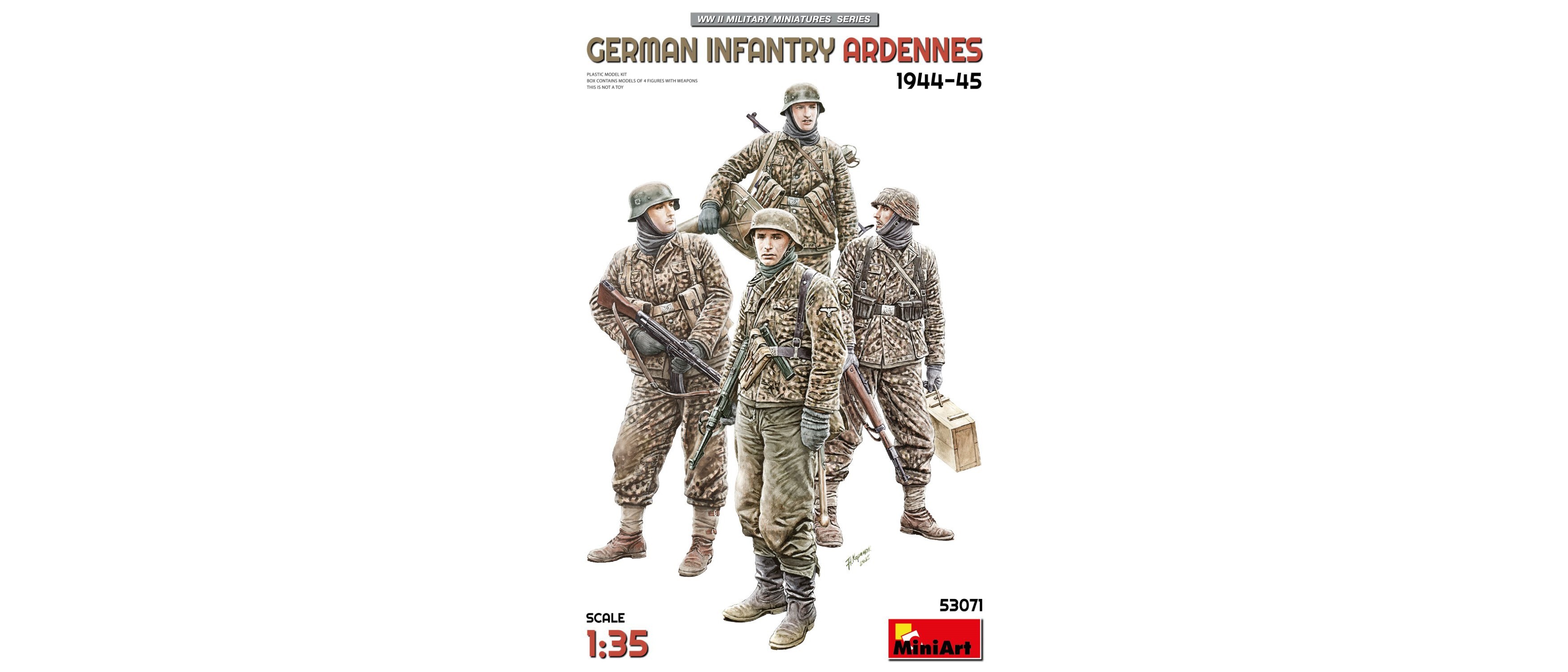 53071 GERMAN INFANTRY. ARDENNES 1944-45